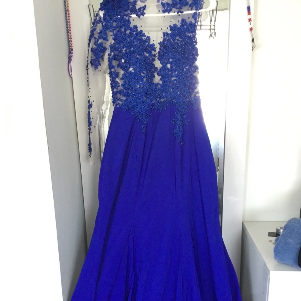 Custom made evening gown
